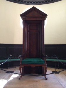 Original Speaker's Chair from the House of Burgesses