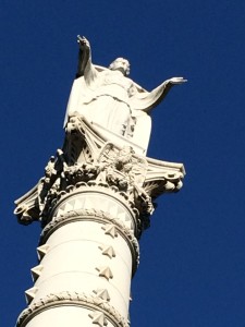 The top of the Monument