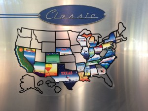 Alabama sticker on the map