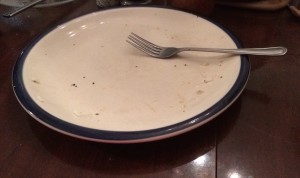 Empty plate