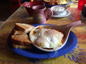 Lunch at Over Easy Cafe