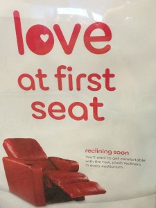 recliner at the movies