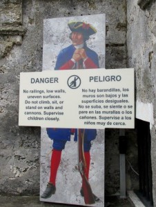 Fort warning sign