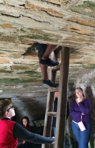 Ladder to the observation deck