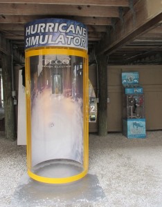 Hurricane Simulator and penny squasher