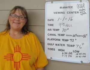 Me at the Manatee viewing center