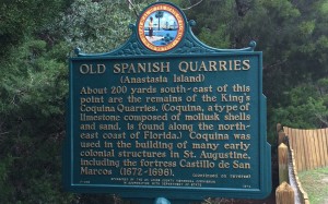 Old Spanish Quarries sign