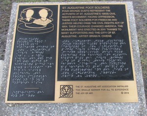 St Augustin Footsoldiers plaque