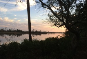 Sunset on Ochlocknee River