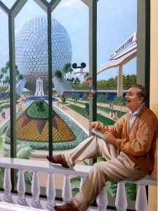 Walt disney mural