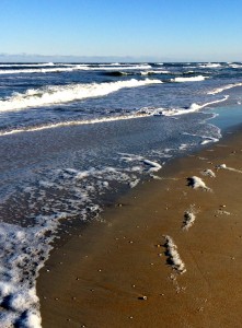 foam on the beach monday