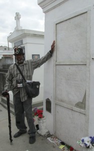 Alleged grave of Marie Leveau the Voodoo Queen