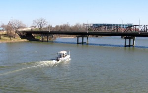 Bridge boating on the Brazos