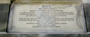 Capitol confederate Dead died for states rights