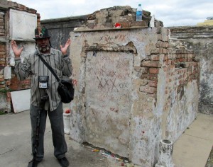 Real grave of Marie Laveau the Voodoo Queen