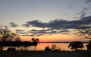 Sunset at Lake Waco