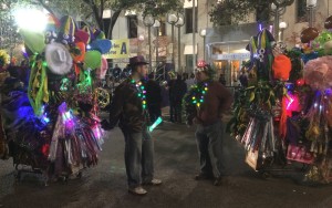 Vendors at the parade