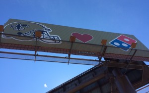 billboard over the trailer