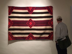 Chief blanket with cochineal