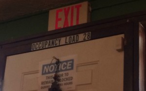 Mi Casa occupany sign