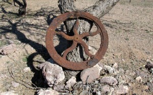 Rusted wheel