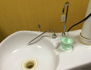 Basin in the office