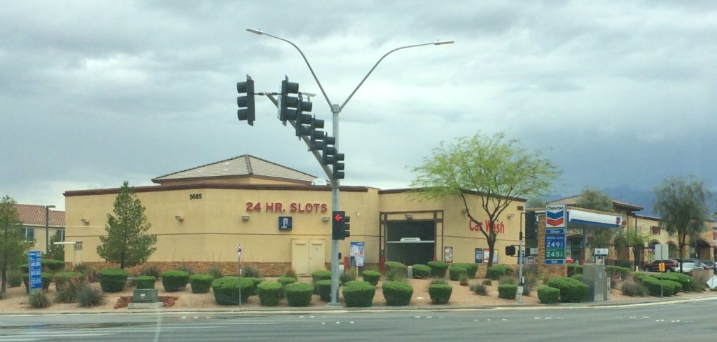 Car wash slots and gas station