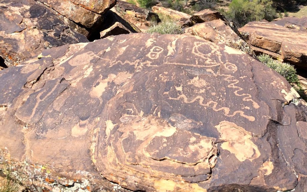 Petroglyphs - a bunch