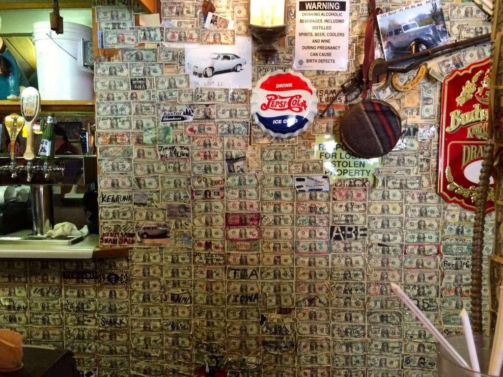 Thurs dollars on the walls