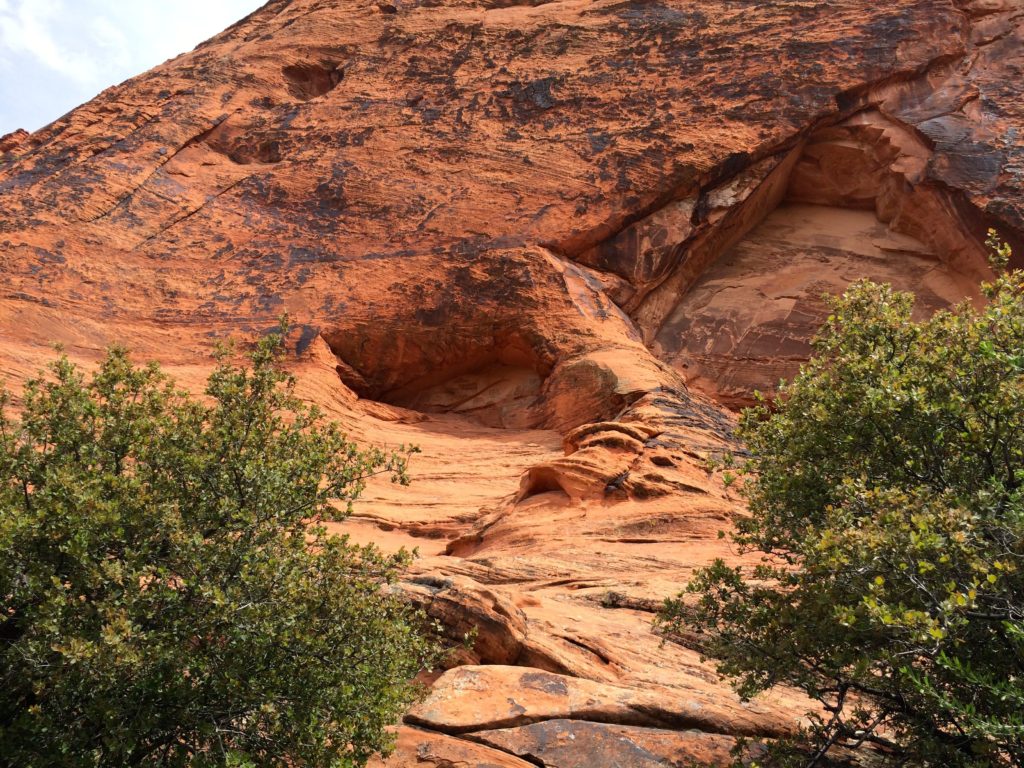 looking back toward the signatures