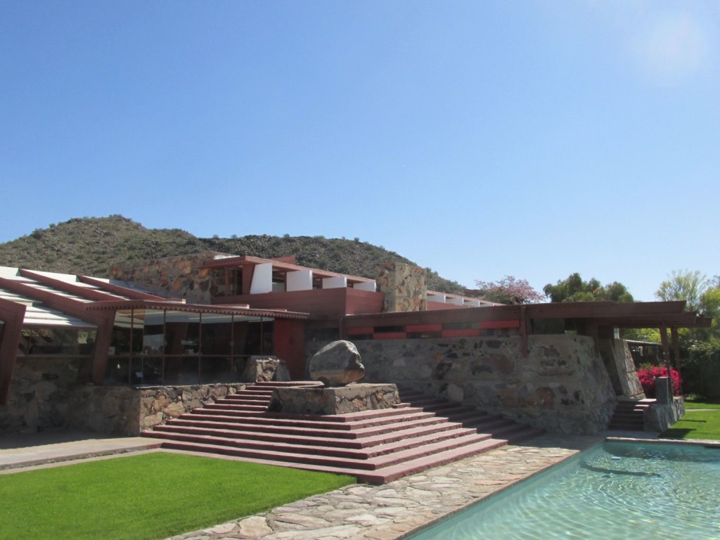 nestled in the landscape