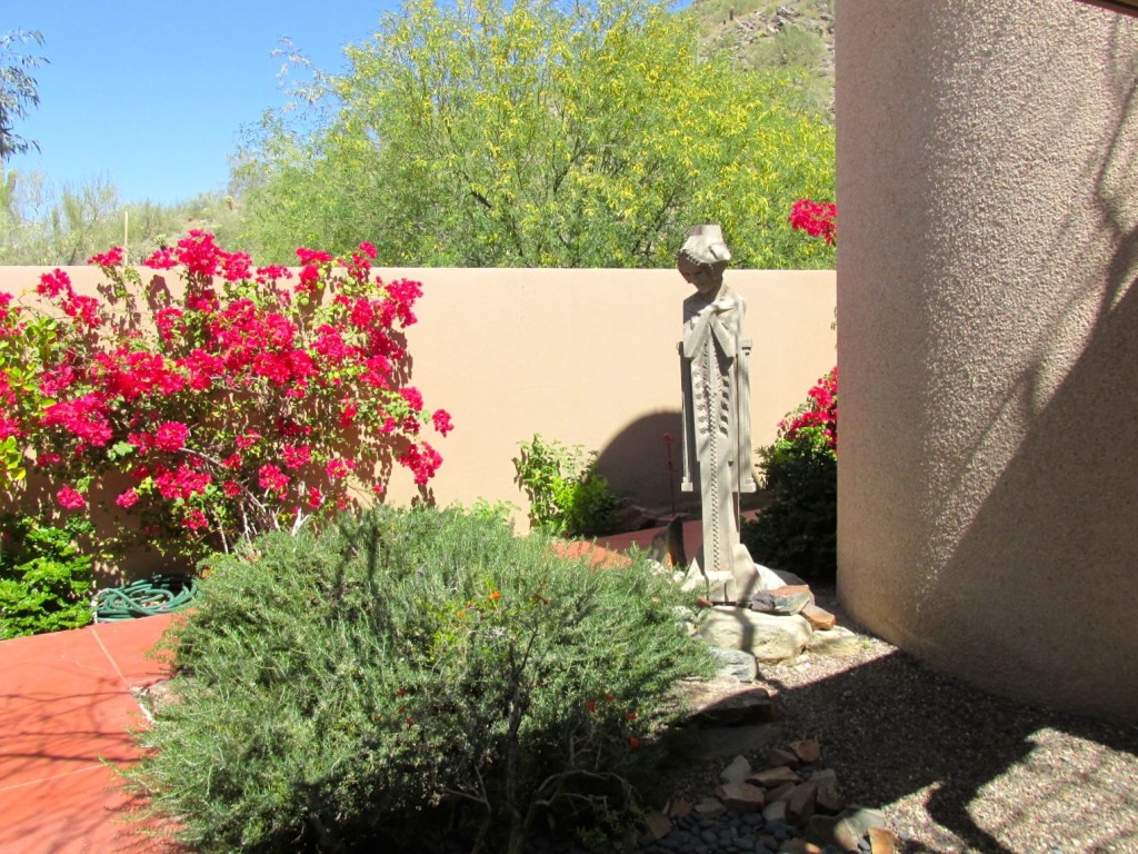 round house patio detail