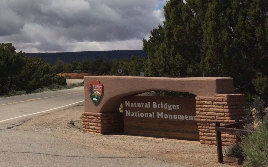 Entrance sign