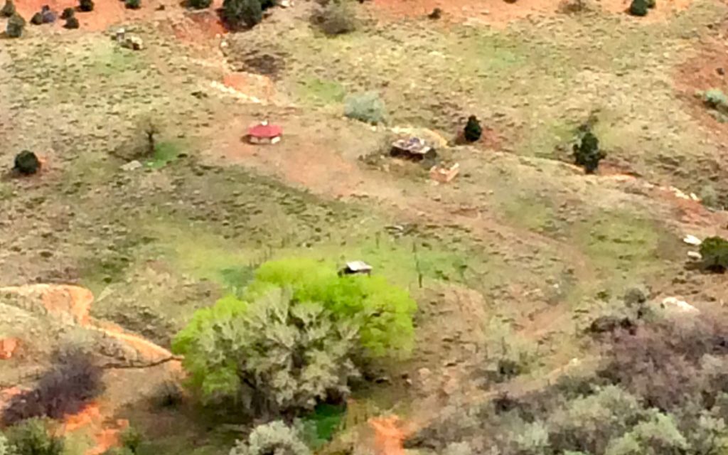 Farm in the canyon near House Under the Rock