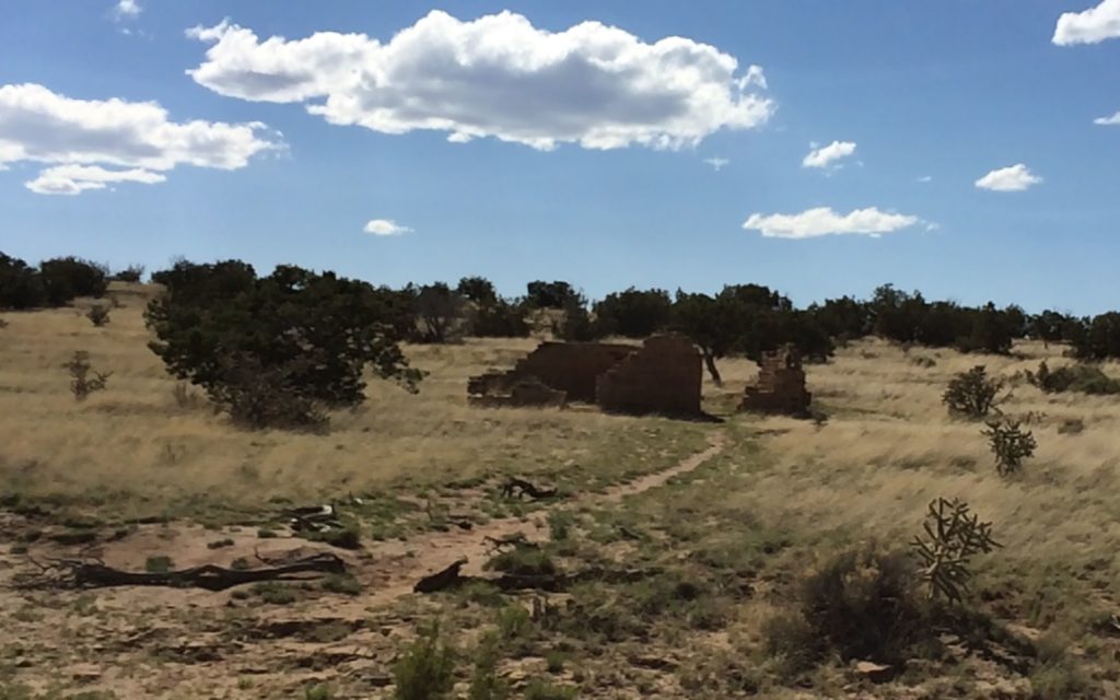 Garrett Ruins from the road