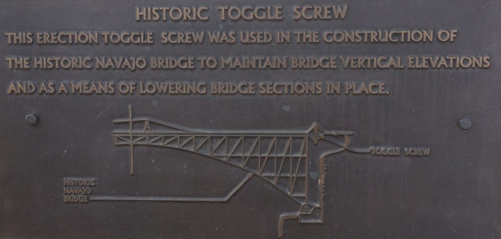 Historic Toggle Screw sign
