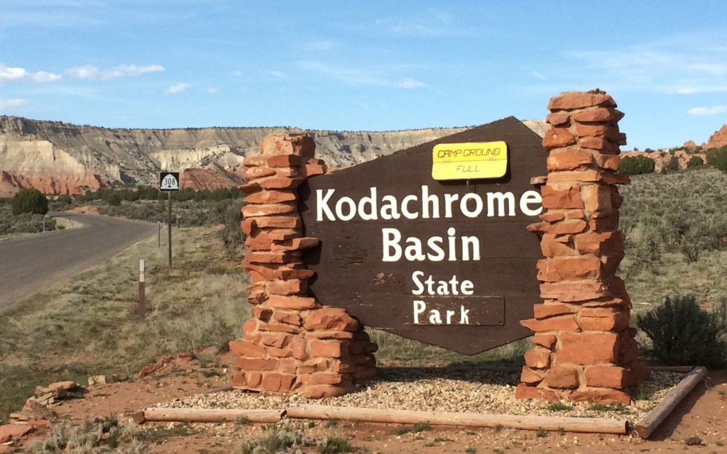 Kodachrome Basin sign