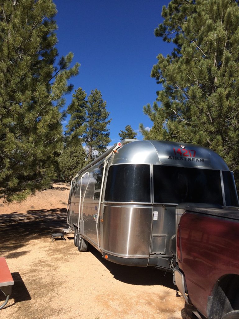 My campsite at Rudy's