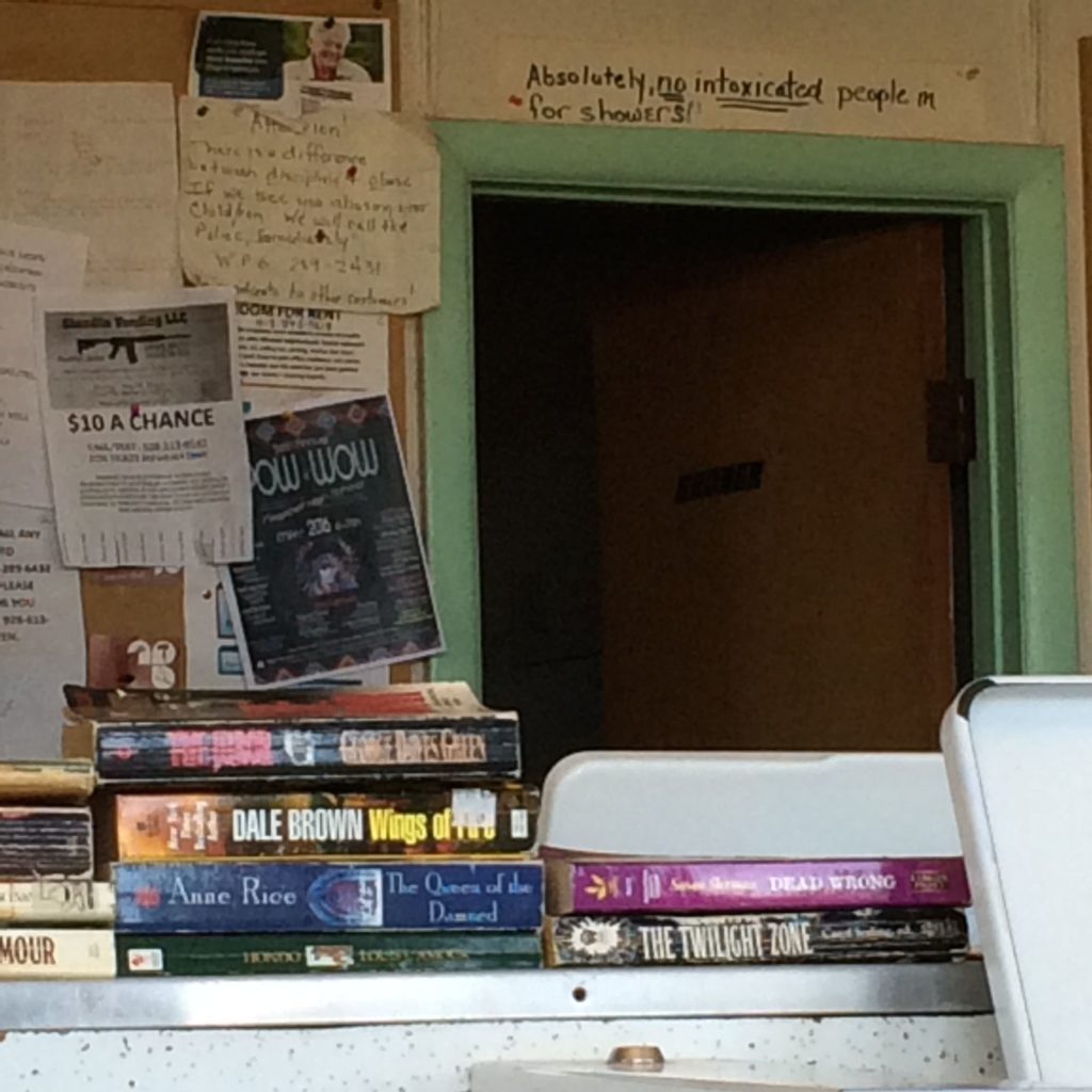 No intoxicated people in for showers