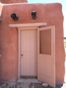 Painted Desert Inn guest room door