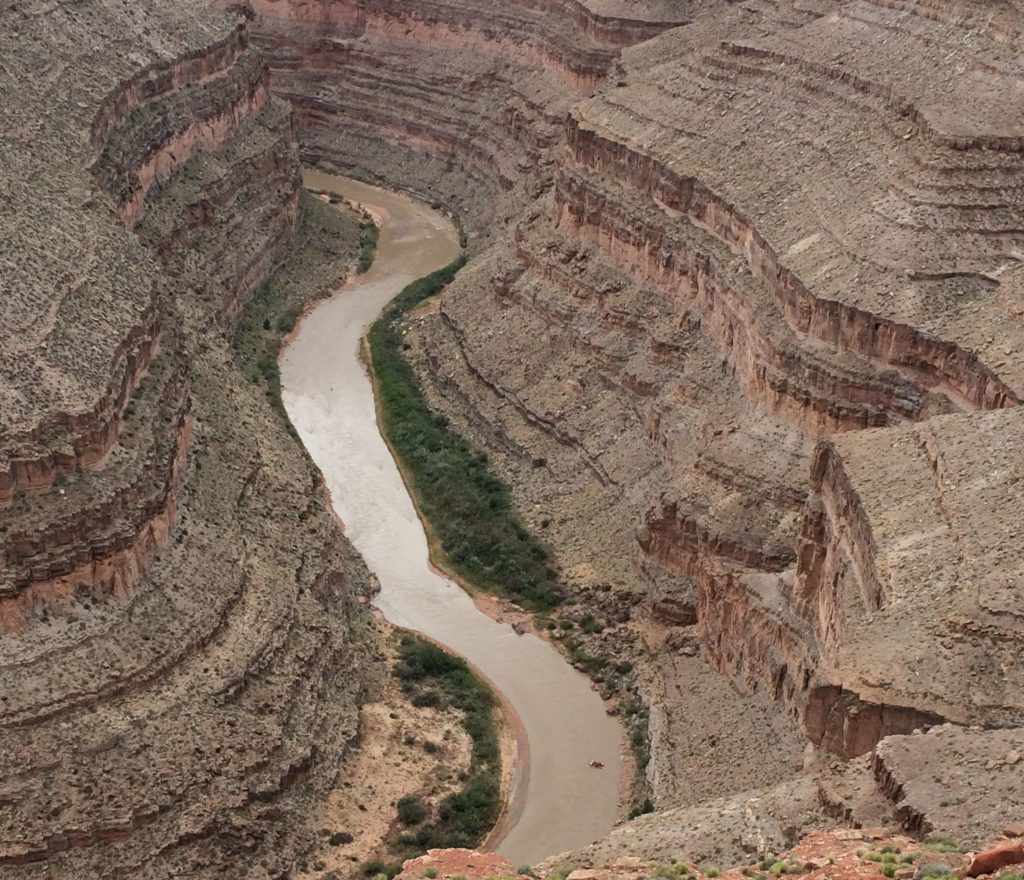 Rafters on the river