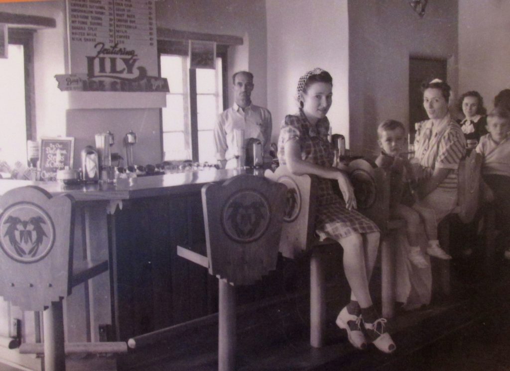 Soda bar at the Painted Desert Inn Harvey HOuse