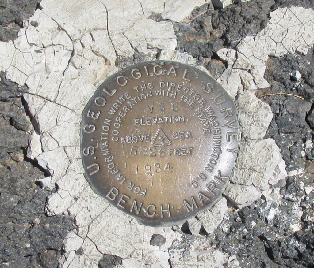 US Geologic survey marker Painted Desert Inn