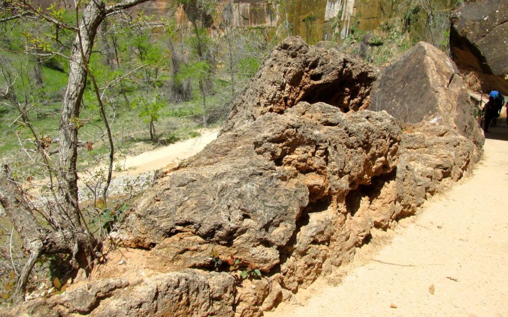 Volcanic looking rocks