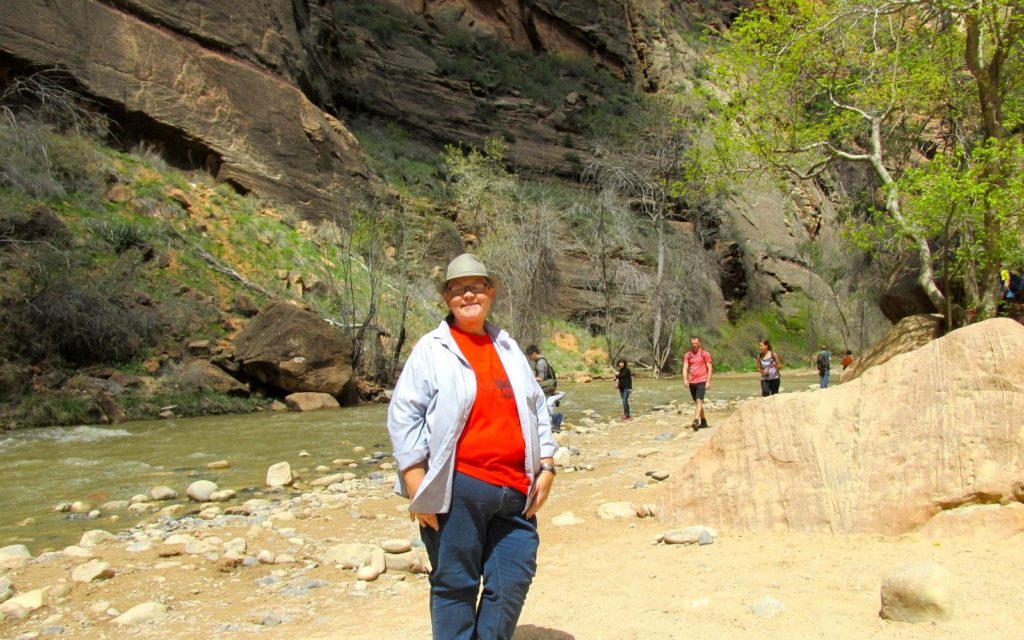 me at the end of the trail