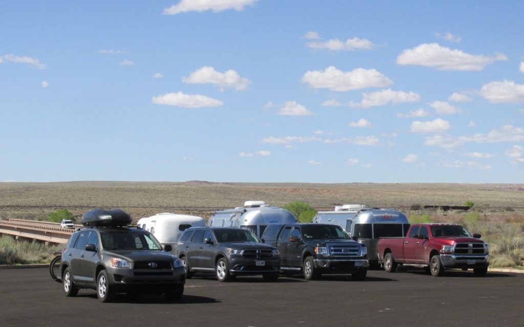 side by side Airstreams