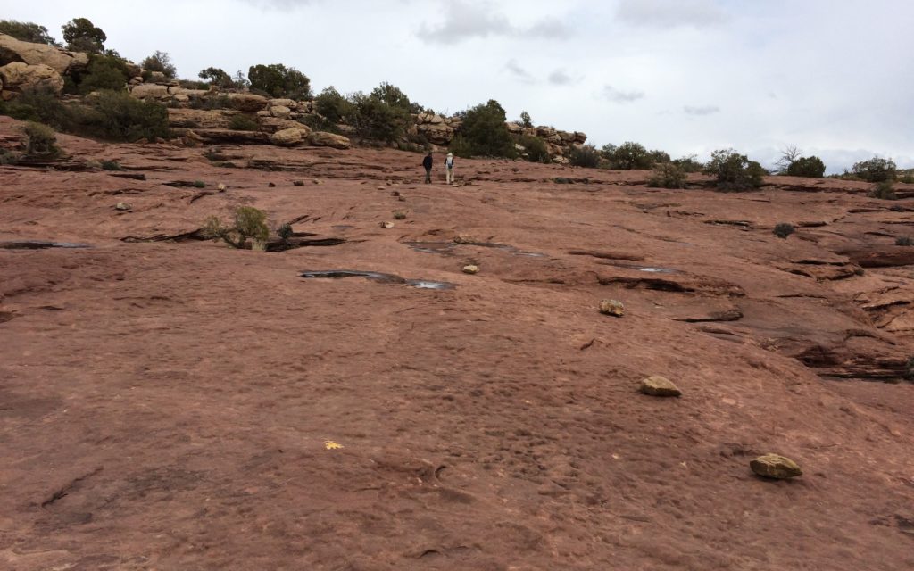 trail markers stones