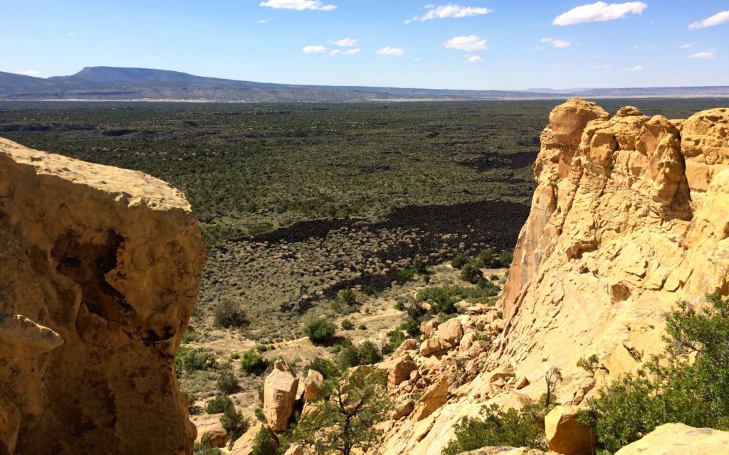 view from Sandstone Bluff