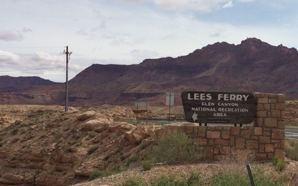 Lee's Ferry sign