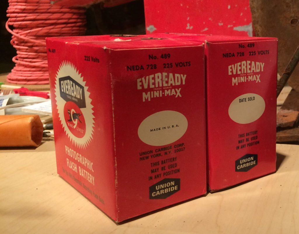 Union Carbide batteries used in blasting